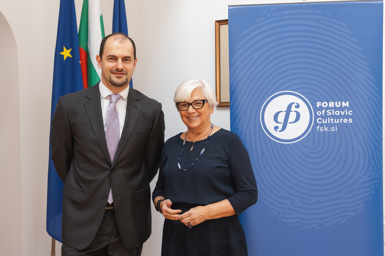 Na veleposlaništvu Bolgarije potekal skupen sprejem s Forumom slovanskih kultur v Sloveniji